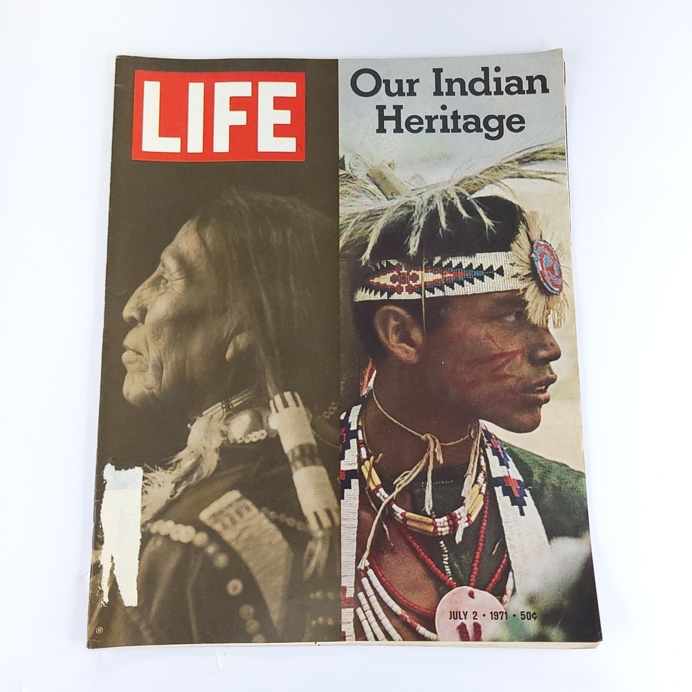 Life Magazine July 2 1971 Our Indian Heritage Issue Native American Cover Art